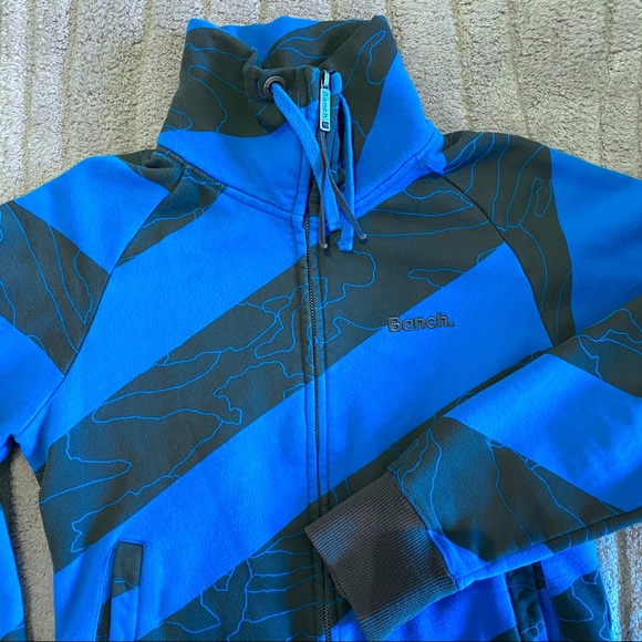 Bench Crowl Neck Zip Hoodie Sz Med - Picture 2 of 7